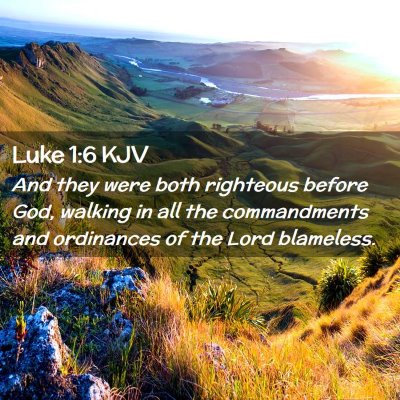 Luke 1:6 KJV Free Bible Images