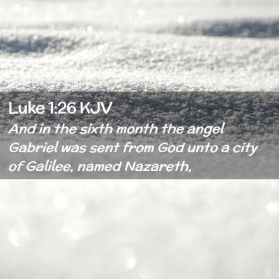 Luke 1:26 KJV Free Bible Images