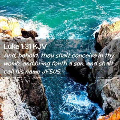 Luke 1:31 KJV Free Bible Images