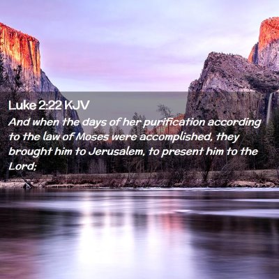 Luke 2:22 KJV Free Bible Images