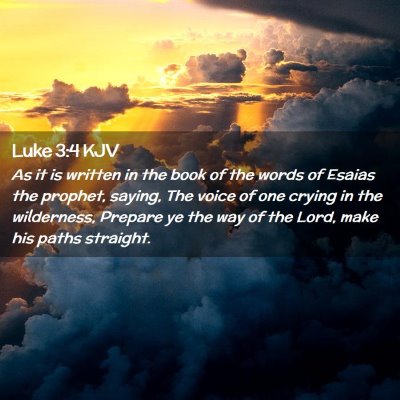 Luke 3:4 KJV Free Bible Images