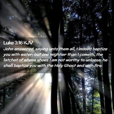 Luke 3:16 KJV Free Bible Images