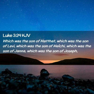 Luke 3:24 KJV Free Bible Images