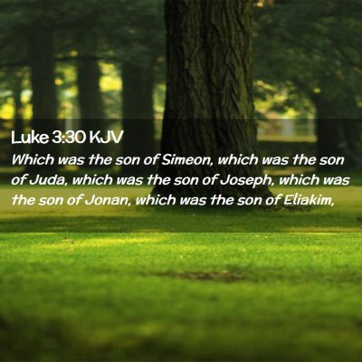 Luke 3:30 KJV Free Bible Images