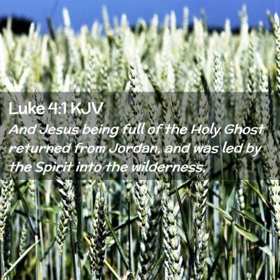 Luke 4:1 KJV Free Bible Images