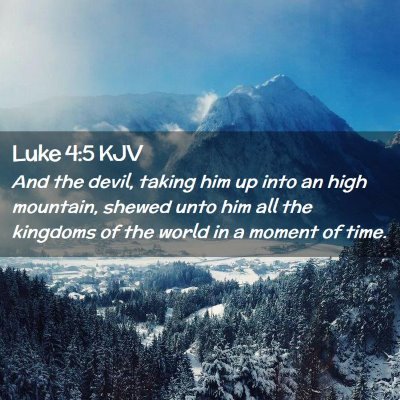 Luke 4:5 KJV Free Bible Images