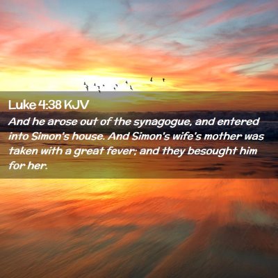 Luke 4:38 KJV Free Bible Images