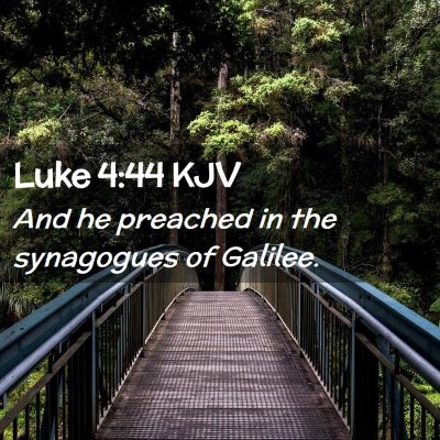 Luke 4:44 KJV Free Bible Images