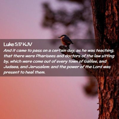 Luke 5:17 KJV Free Bible Images