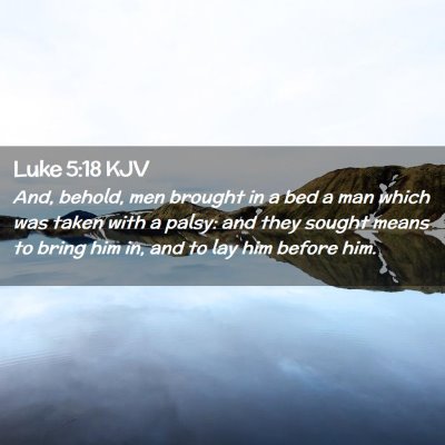 Luke 5:18 KJV Free Bible Images