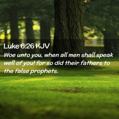 Luke 6:26 KJV Free Bible Images