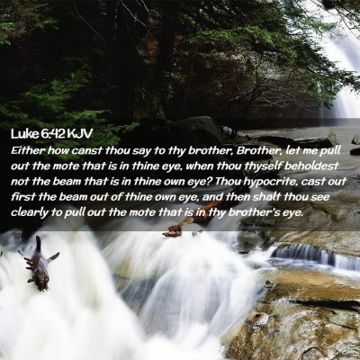 Luke 6:42 KJV Free Bible Images