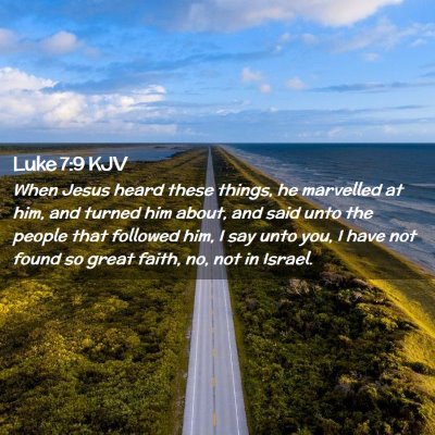 Luke 7:9 KJV Free Bible Images