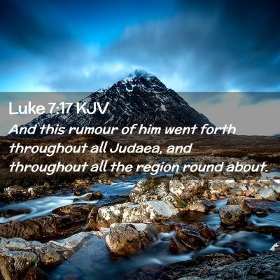 Luke 7:17 KJV Free Bible Images