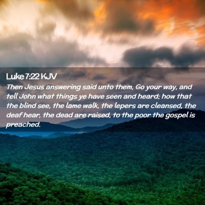 Luke 7:22 KJV Free Bible Images