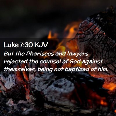 Luke 7:30 KJV Free Bible Images