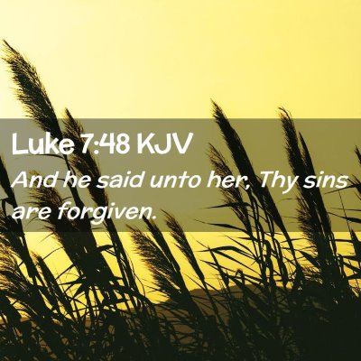 Luke 7:48 KJV Free Bible Images