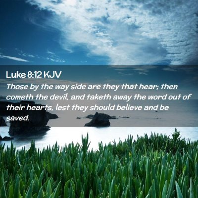 Luke 8:12 KJV Free Bible Images