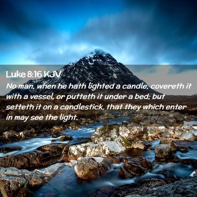 Luke 8:16 KJV Free Bible Images