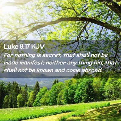 Luke 8:17 KJV Free Bible Images