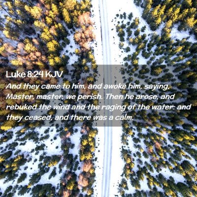 Luke 8:24 KJV Free Bible Images