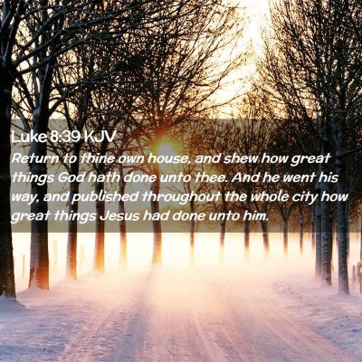 Luke 8:39 KJV Free Bible Images