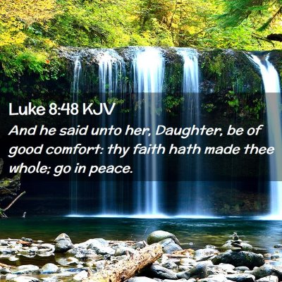 Luke 8:48 KJV Free Bible Images