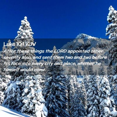 Luke 10:1 KJV Free Bible Images