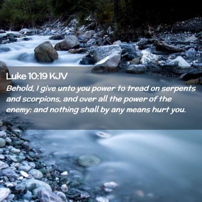 Luke 10:19 KJV Free Bible Images