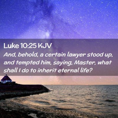 Luke 10:25 KJV Free Bible Images