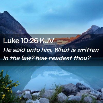 Luke 10:26 KJV Free Bible Images