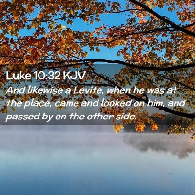 Luke 10:32 KJV Free Bible Images