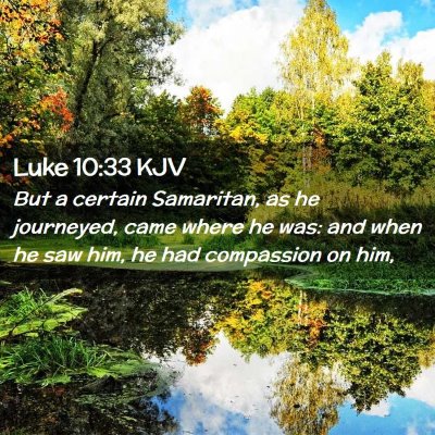 Luke 10:33 KJV Free Bible Images