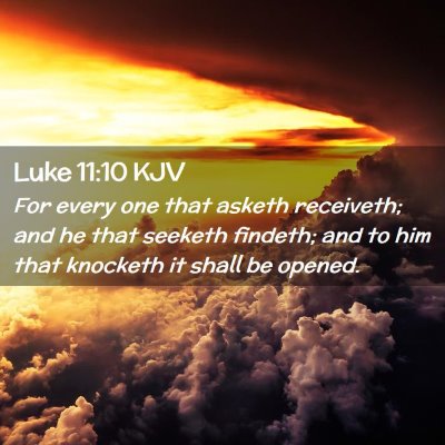 Luke 11:10 KJV Free Bible Images