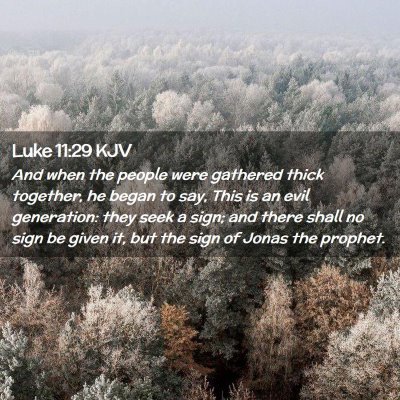 Luke 11:29 KJV Free Bible Images