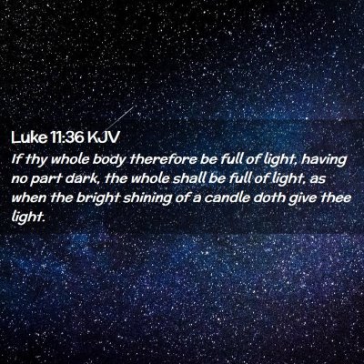 Luke 11:36 KJV Free Bible Images