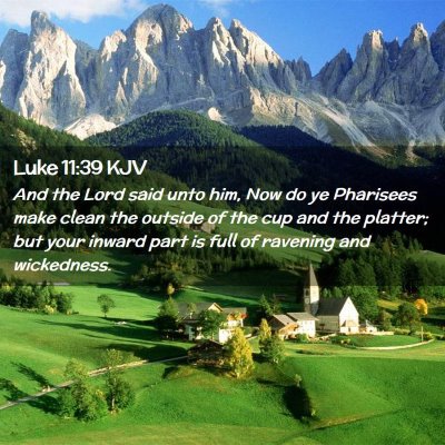 Luke 11:39 KJV Free Bible Images