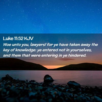 Luke 11:52 KJV Free Bible Images