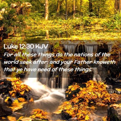 Luke 12:30 KJV Free Bible Images