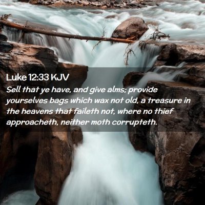 Luke 12:33 KJV Free Bible Images