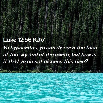 Luke 12:56 KJV Free Bible Images