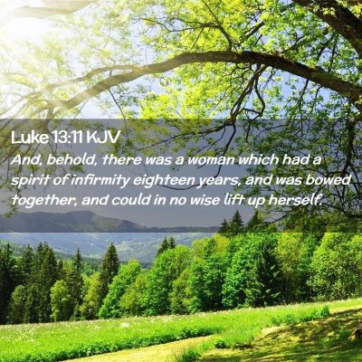 Luke 13:11 KJV Free Bible Images