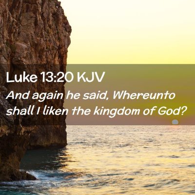 Luke 13:20 KJV Free Bible Images