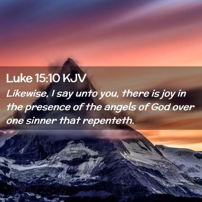 Luke 15:10 KJV Free Bible Images