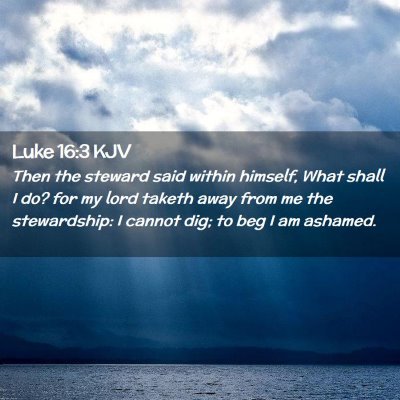 Luke 16:3 KJV Free Bible Images