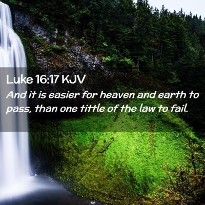 Luke 16:17 KJV Free Bible Images