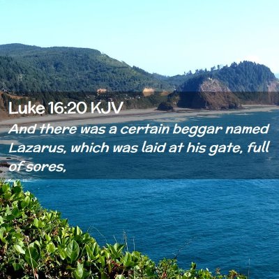 Luke 16:20 KJV Free Bible Images