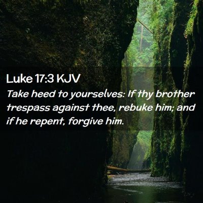 Luke 17:3 KJV Free Bible Images