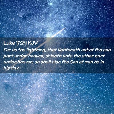 Luke 17:24 KJV Free Bible Images