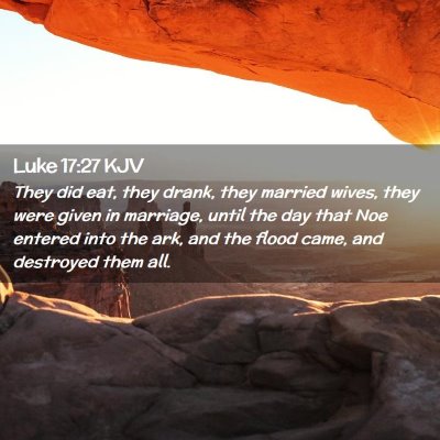 Luke 17:27 KJV Free Bible Images